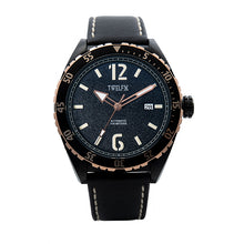 Load image into Gallery viewer, TWELF-X OCEAN 1908 DEEP WAVE - BLACK/ROSE GOLD Front
