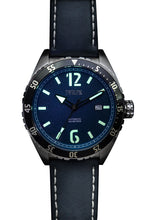 Load image into Gallery viewer, TWELF-X OCEAN 1908 DEEP WAVE - BLUE/STAINLESS STEEL Lume