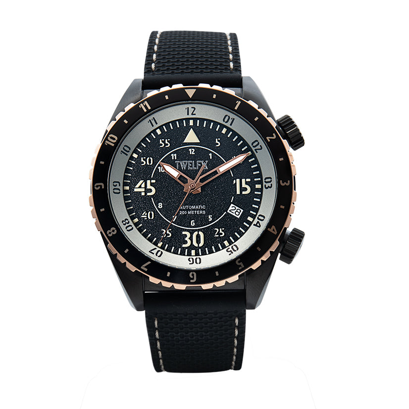 TWELF-X SKY 1914 AUTO FLYER - BLACK/ROSE GOLD Front