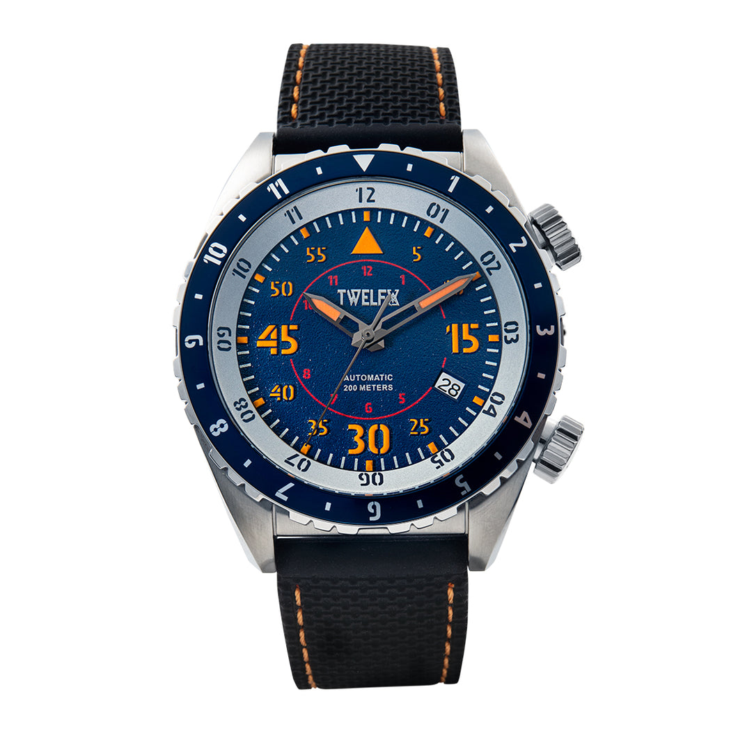 TWELF-X SKY 1914 AUTO FLYER - BLUE/STAINLESS STEEL Front